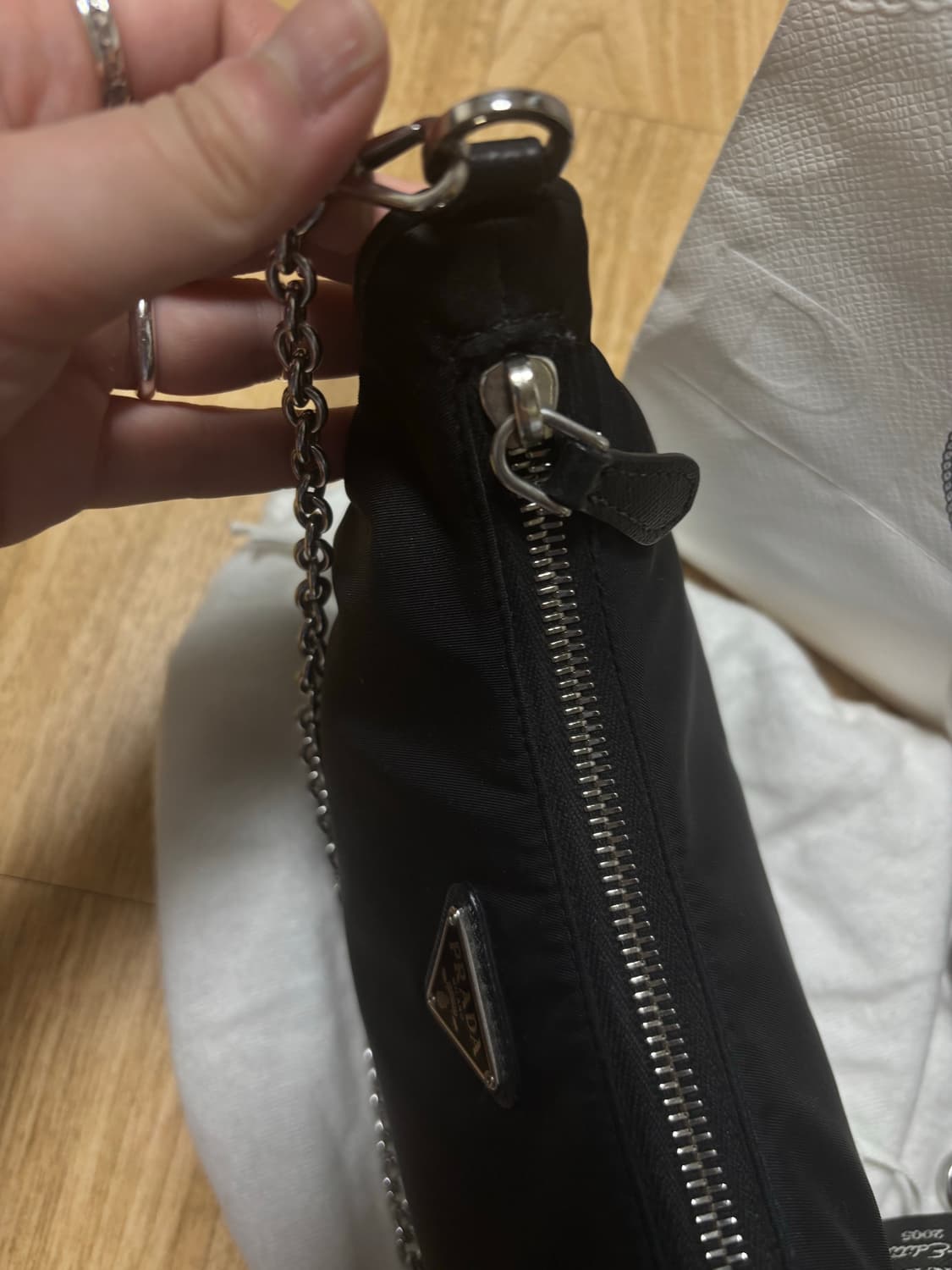 [풀구성]프라다 리나일론 테수토 호보백 상품이미지6