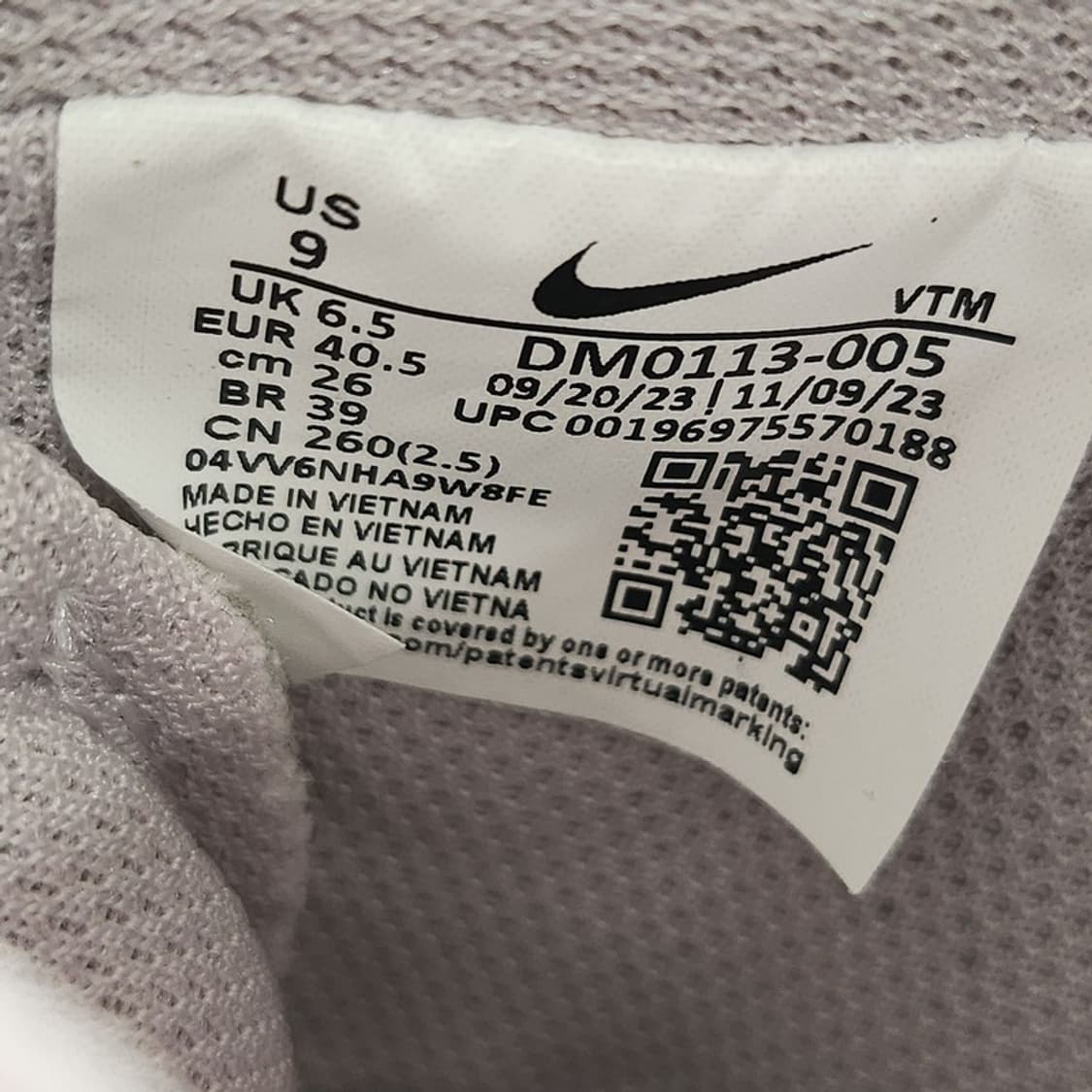 NIKE 코트 비전 알타 핑크 260 상품이미지7