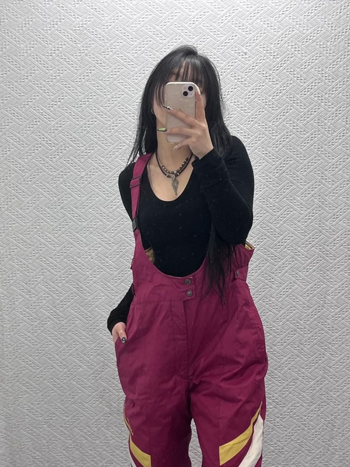 아디다스 레트로 윈터스포츠 버건디와인 점프수트 스키복 EEL C08791 상품이미지1