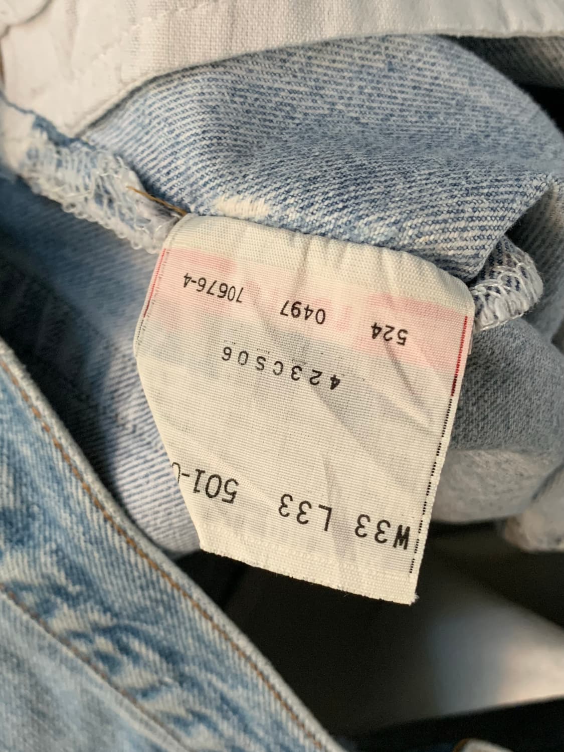 90s 리바이스 501 데님 팬츠 상품이미지9