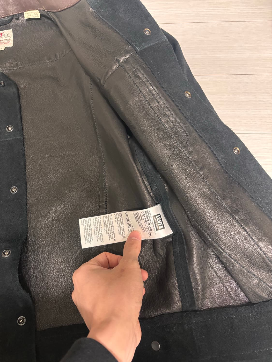 lvc 스웨이드 웨스턴 트러커 가죽자켓 상품이미지4