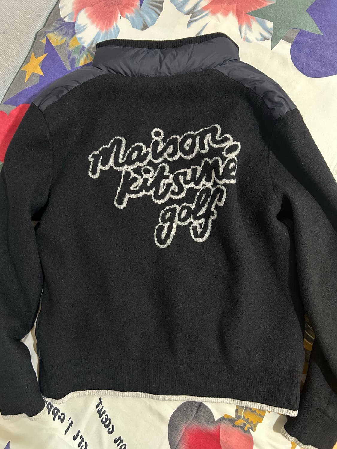 메종키츠네 골프니트패딩XL 상품이미지4