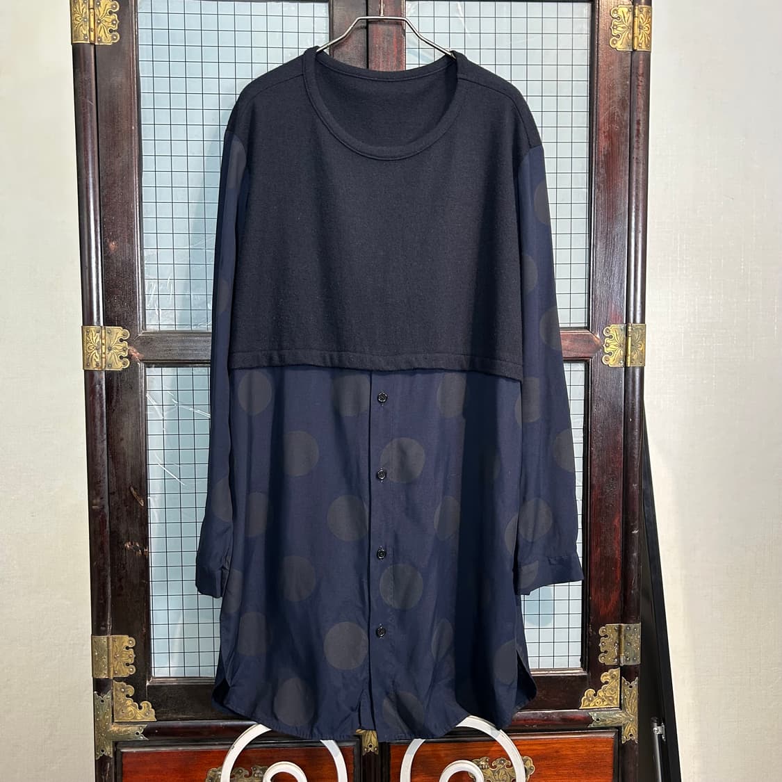 요지 야마모토 Ys 도킹 니트 원피스 상품이미지3