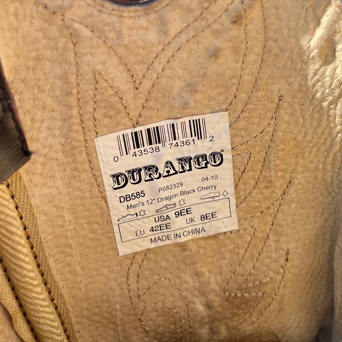 Durango 빈티지 웨스턴 부츠 (255) 상품이미지7