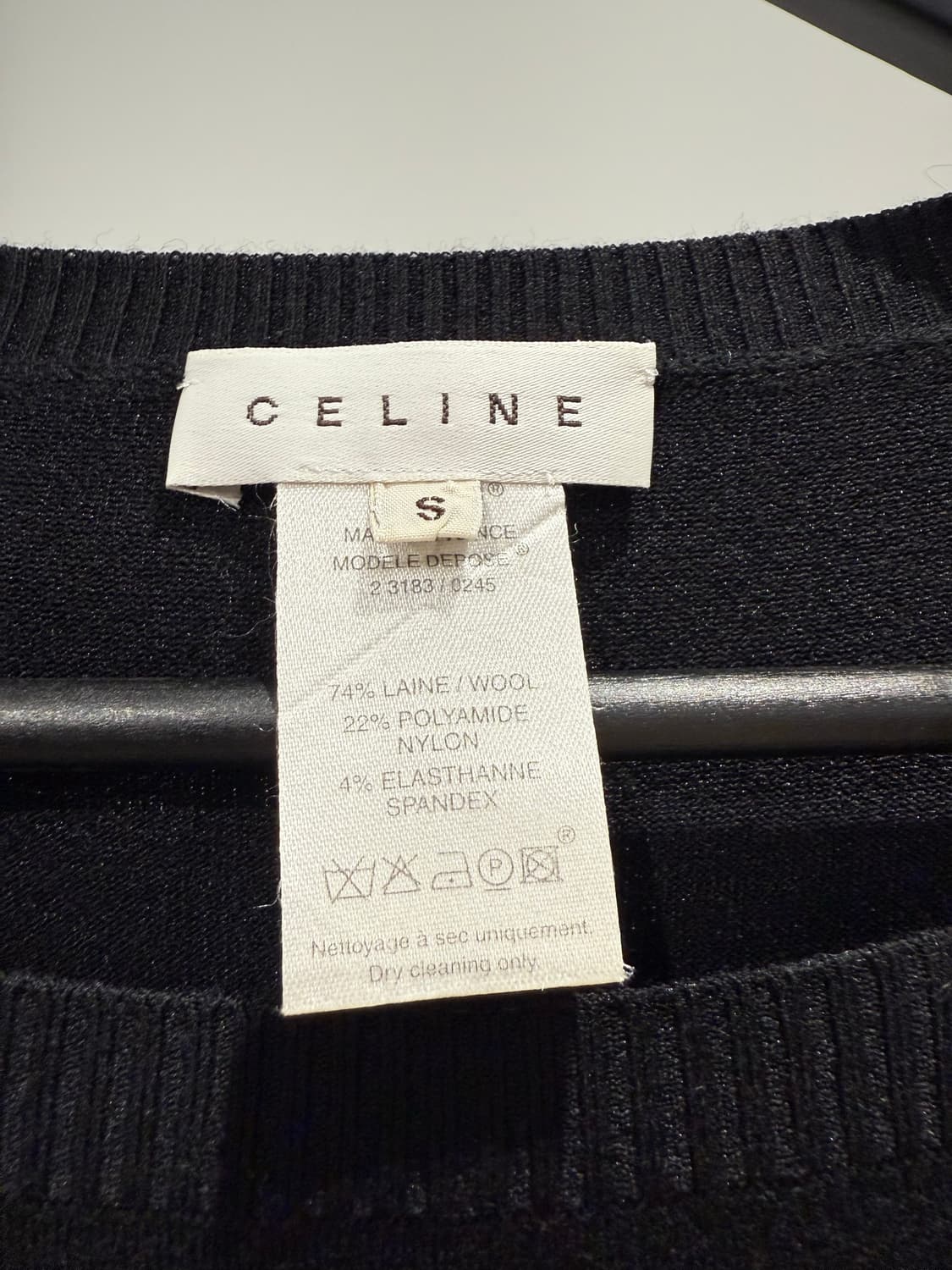 셀린느 크롭 니트 상품이미지5