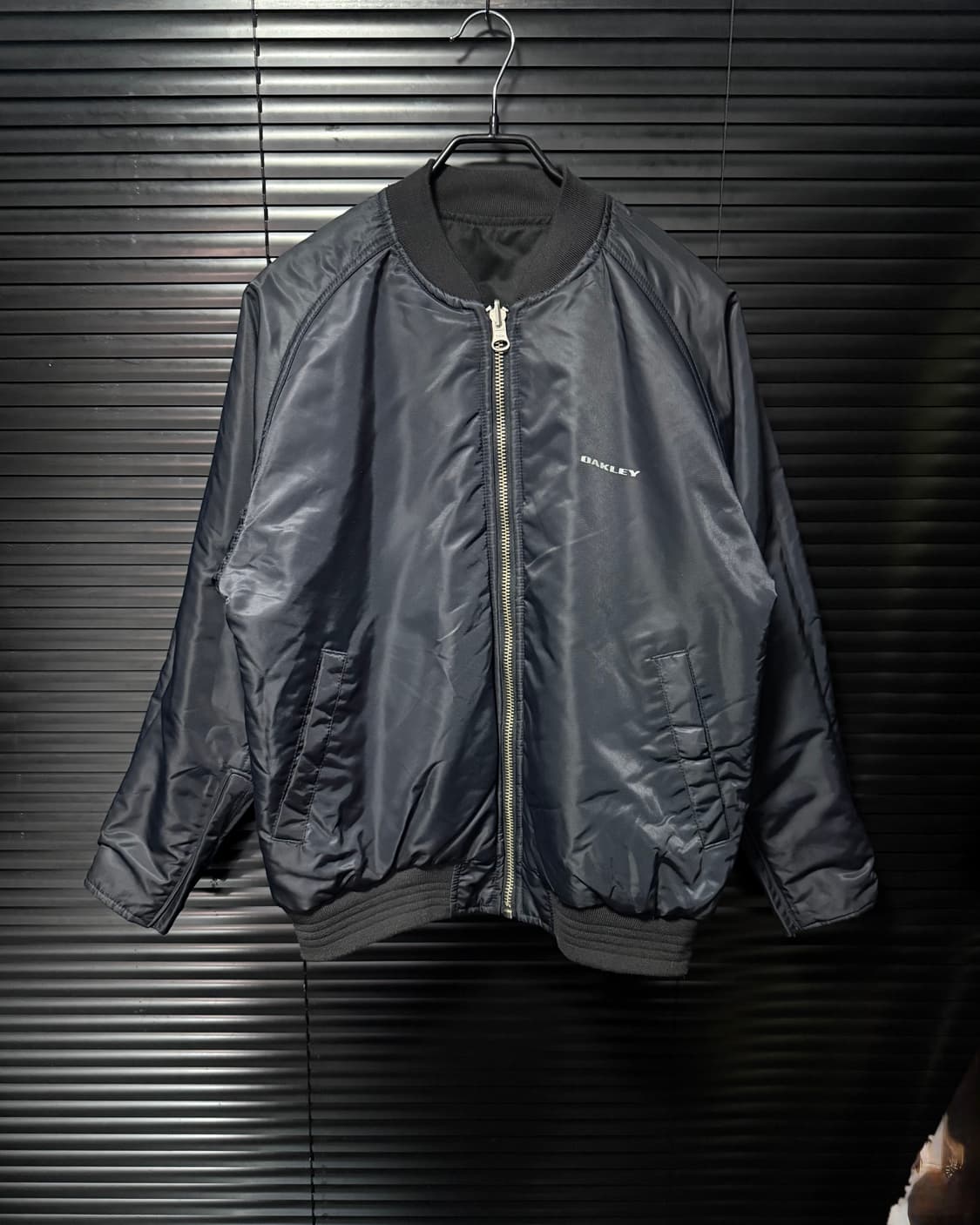 오클리 리버시블 양면 ma-1 항공점퍼 봄버 블루종 M 95 나일론 워크 상품이미지6