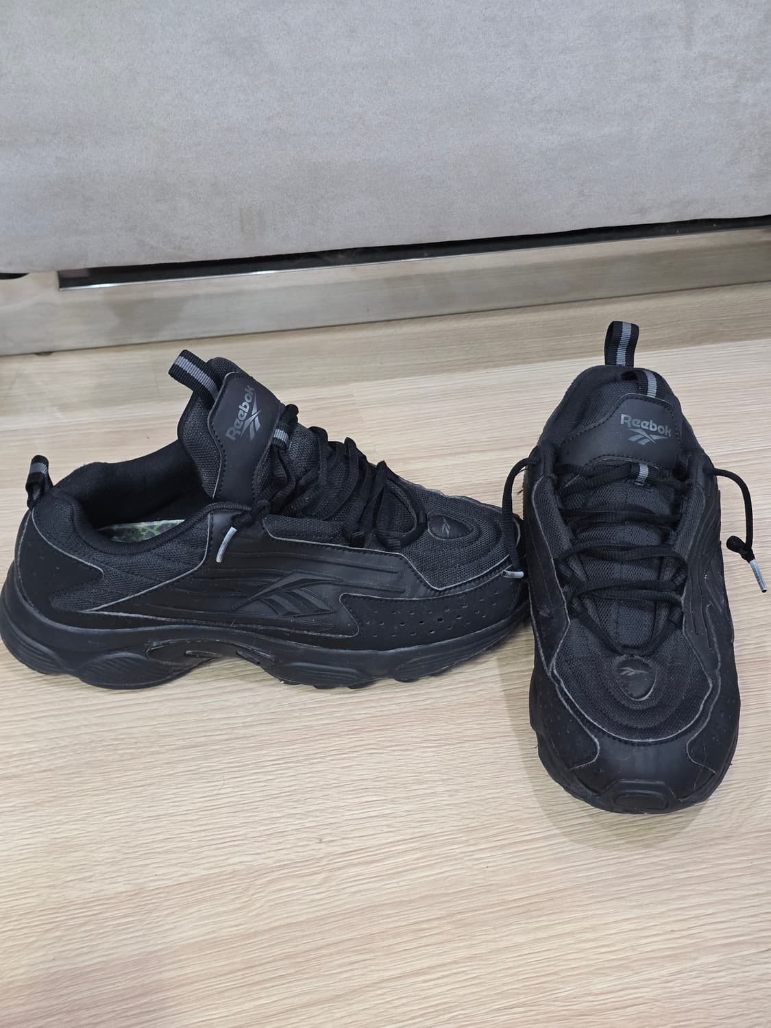 REEBOK 올블랙 DMX  남성 운동화 275 상품이미지2