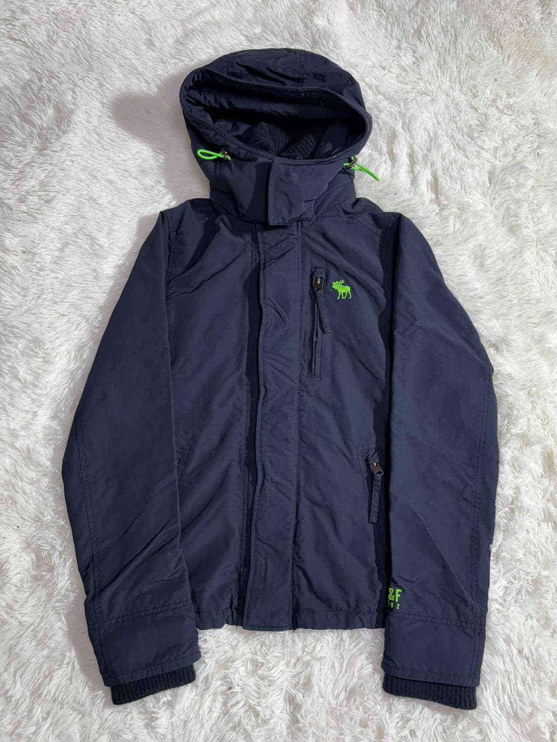 아베크롬비 다크네이비 자수로고 자켓  상품이미지4