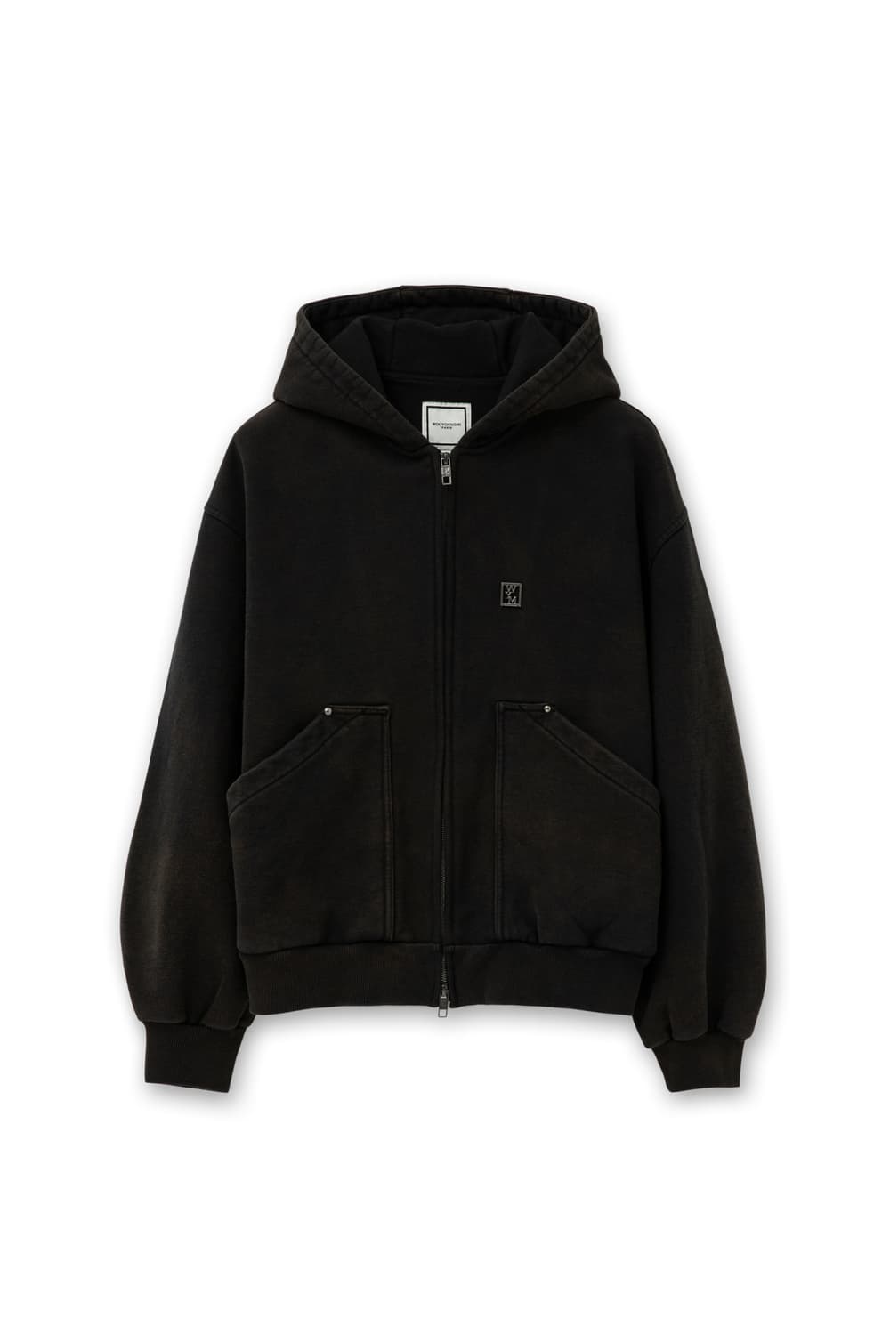 [구매] 우영미 / 25ss 브라운 다잉 후드 집업 46, 48 상품이미지1