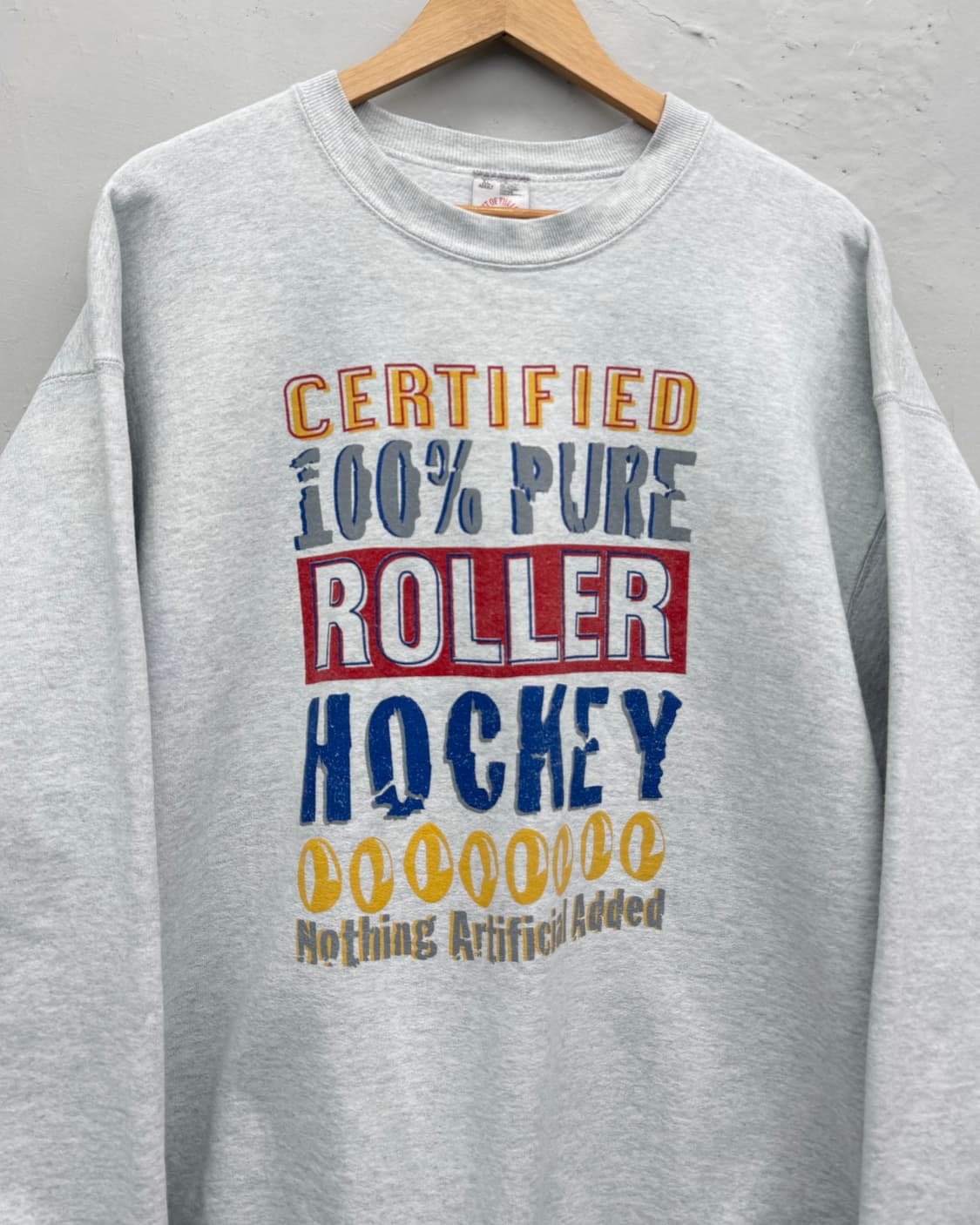 Fruit of the Loom 00s 성조기 그래픽 스웻셔츠 상품이미지2