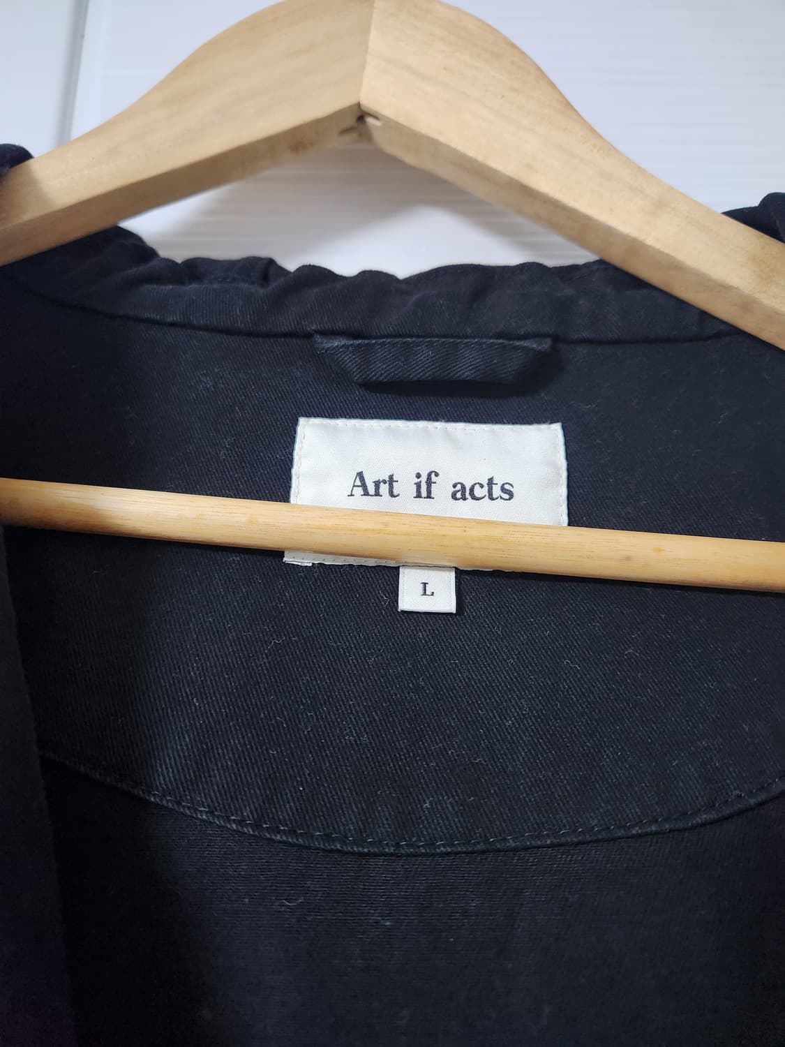 아트이프액츠 코튼 후드 집업 L사이즈 상품이미지2