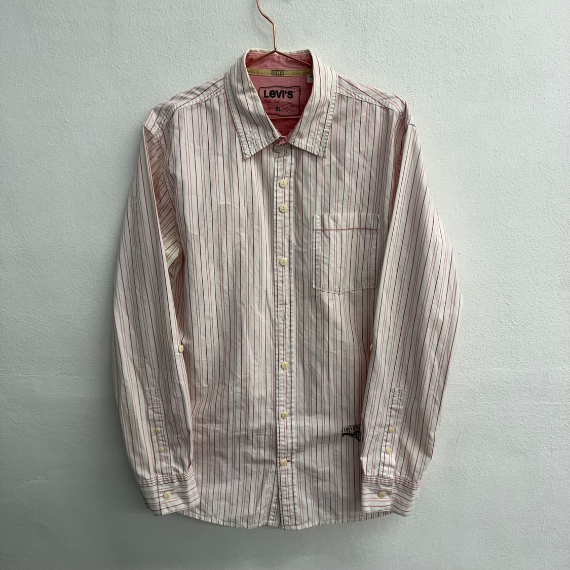 리바이스 스트라이프 웨스턴 셔츠 (XL) 상품이미지1