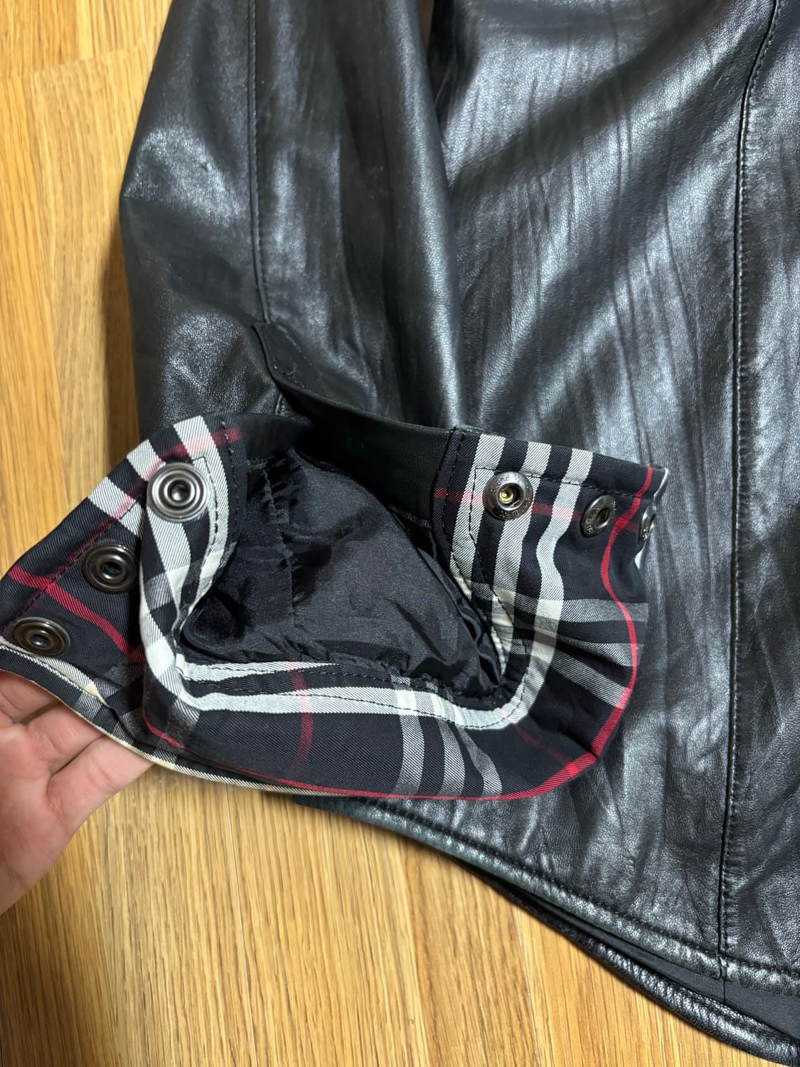 버버리 램스킨 자켓 L 상품이미지4