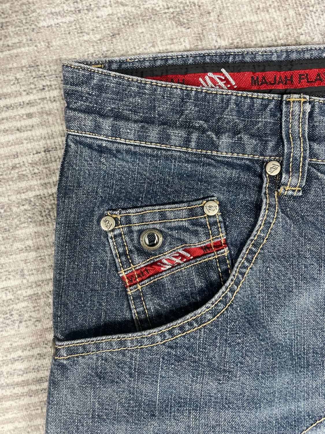 90s mf 마쟈플라바 데님 와이드핏 상품이미지5