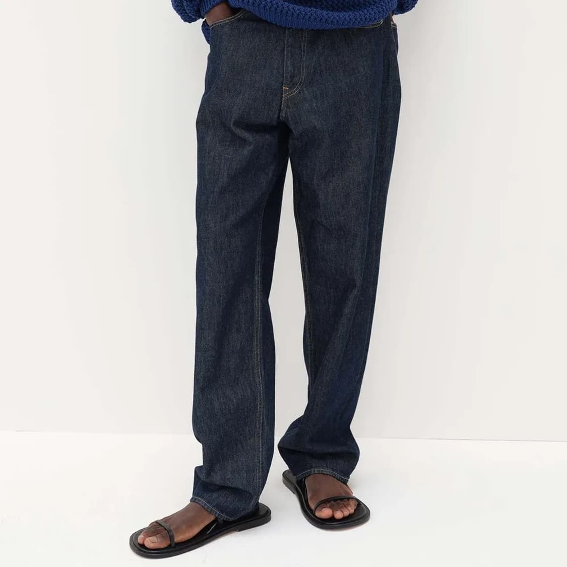 오라리 하드 트위스트 와이드 데님 상품이미지1