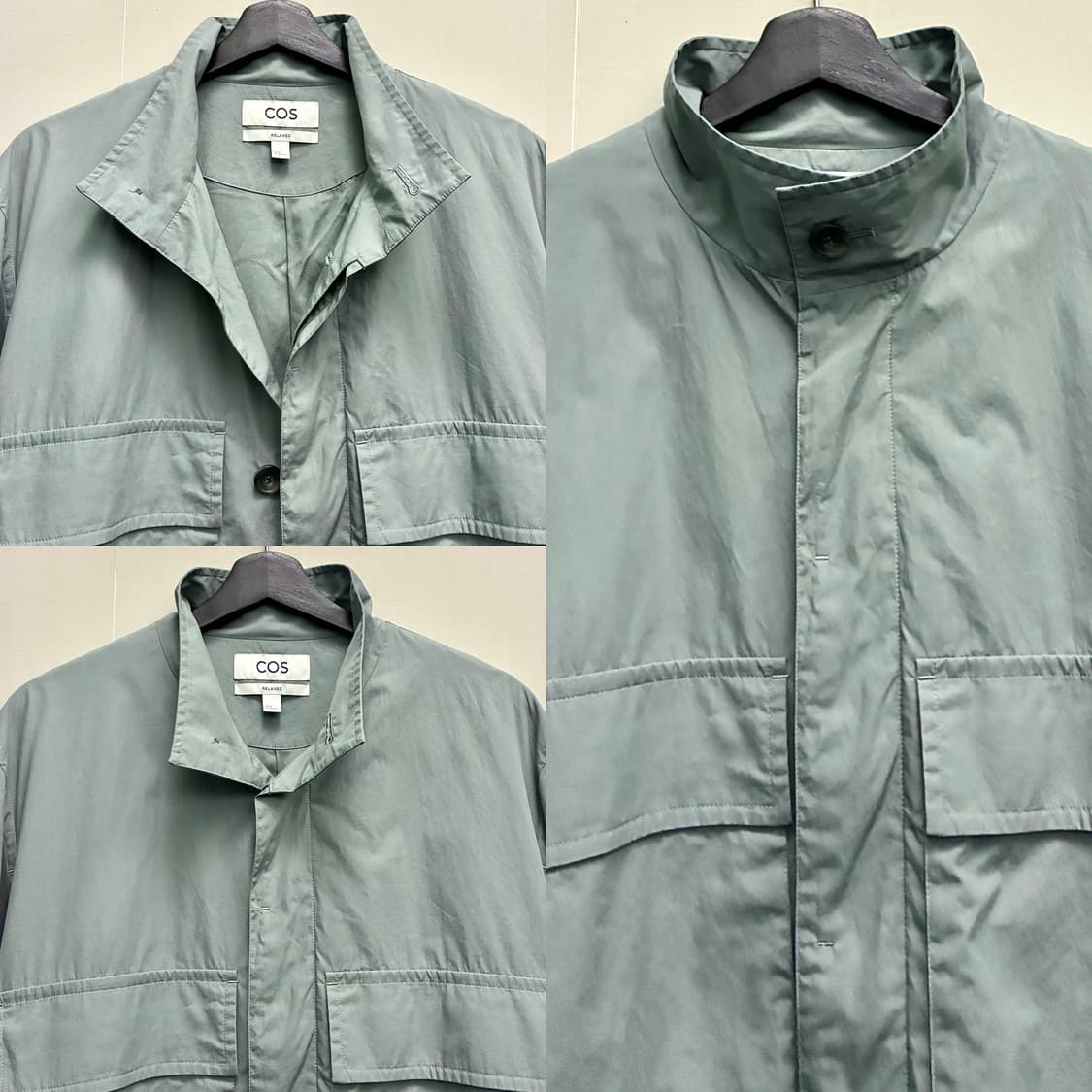 (M/100)COS 코스 라이트 웨이트 유틸리티 오버셔츠 셔켓 자켓 상품이미지2