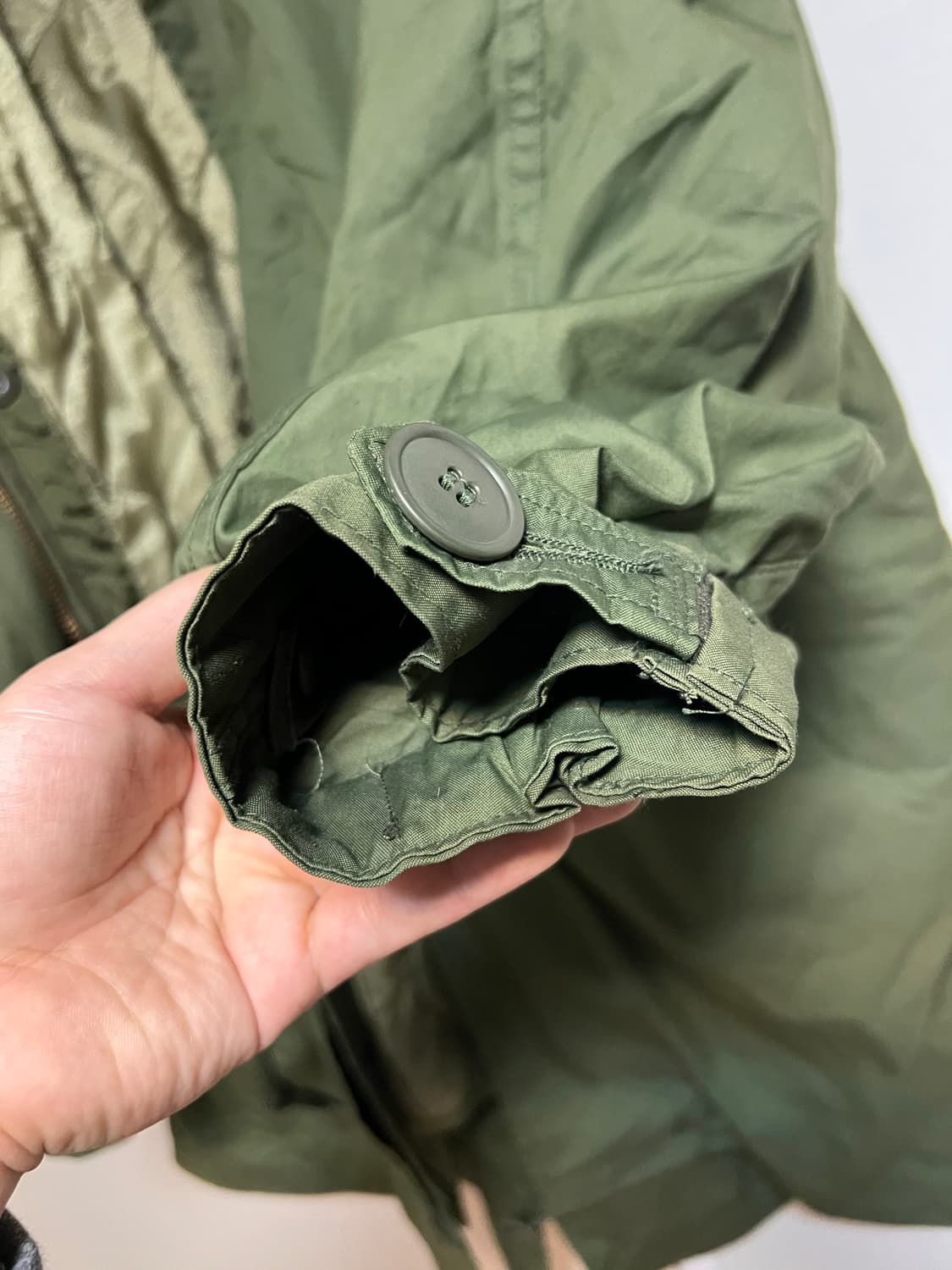 m65 피쉬테일 og 데드스탁 S 사이즈 모자포함 풀구성 카본힐 개파카 상품이미지6