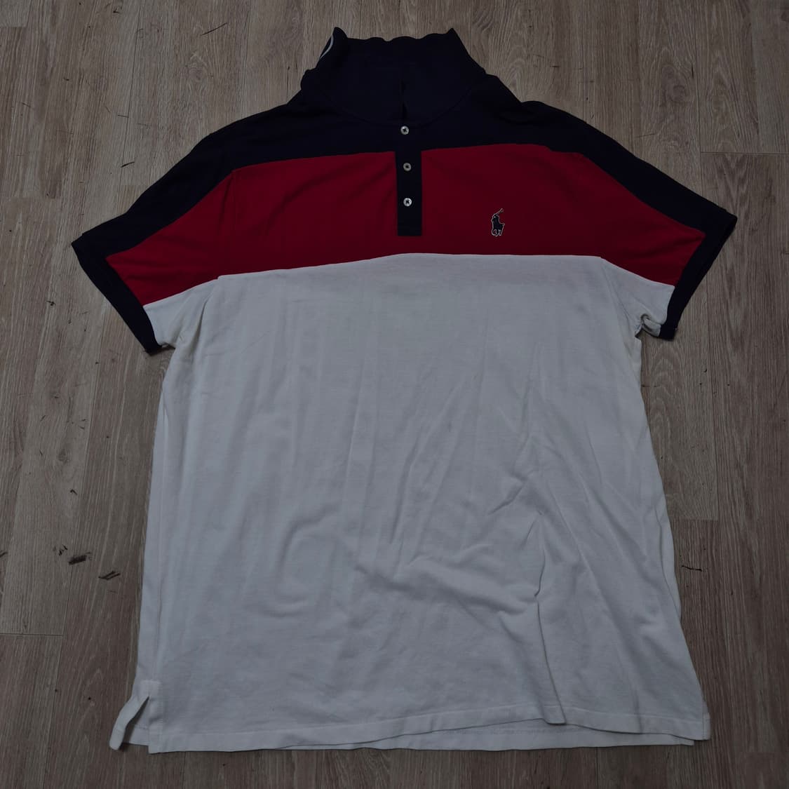 폴로 랄프로렌 스몰포니 남성 배색 PK 반팔 카라티 2XL(110) 상품이미지1