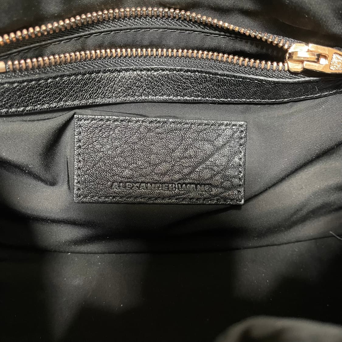 [OS] Alexander Wang 로키 블랙 레더 더플백 상품이미지9