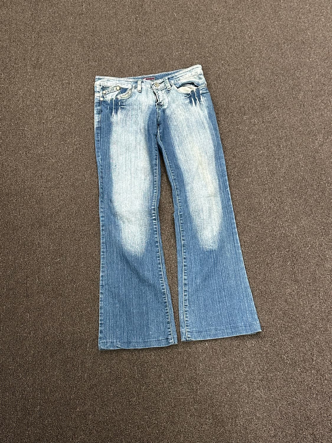 29)Japanese vintage 여성 자수 부츠컷 팬츠 상품이미지4