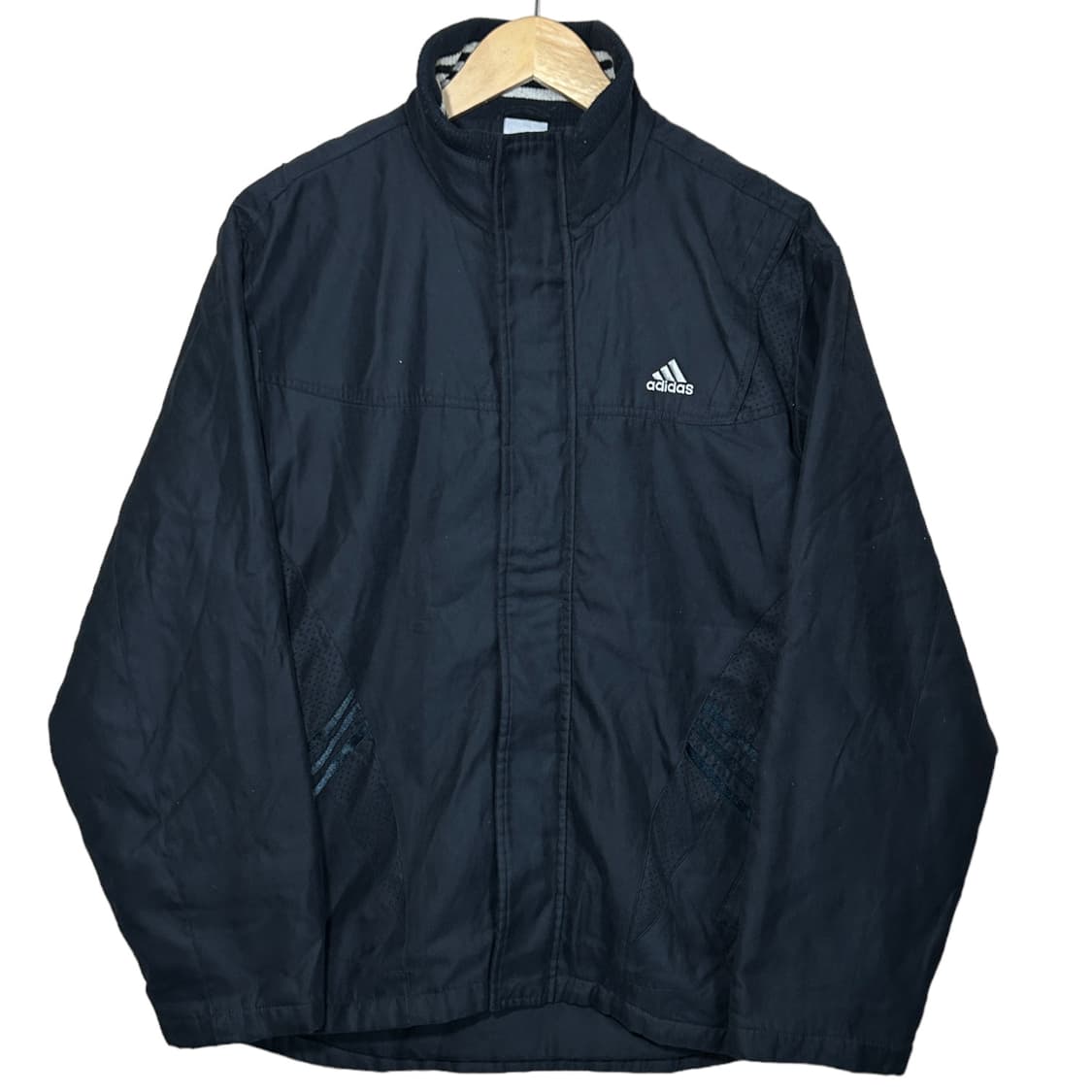 아디다스 블랙 누빔 스타디움 자켓 L  상품이미지4