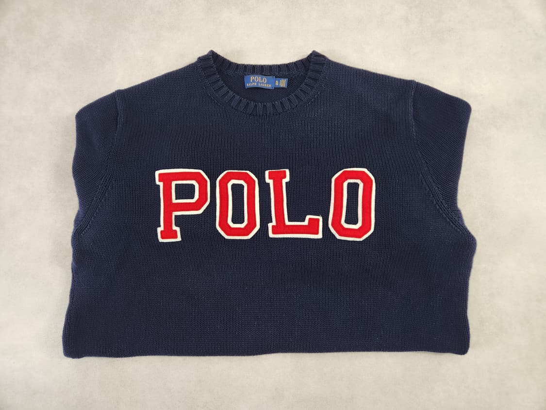 폴로 랄프로렌 아플리케 자수 니트(변요한 니트) 상품이미지2
