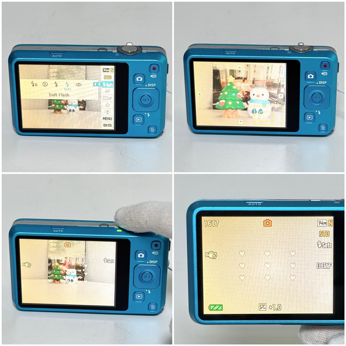 카시오 엑슬림 Z800 베이비블루 빈티지디카 상품이미지4