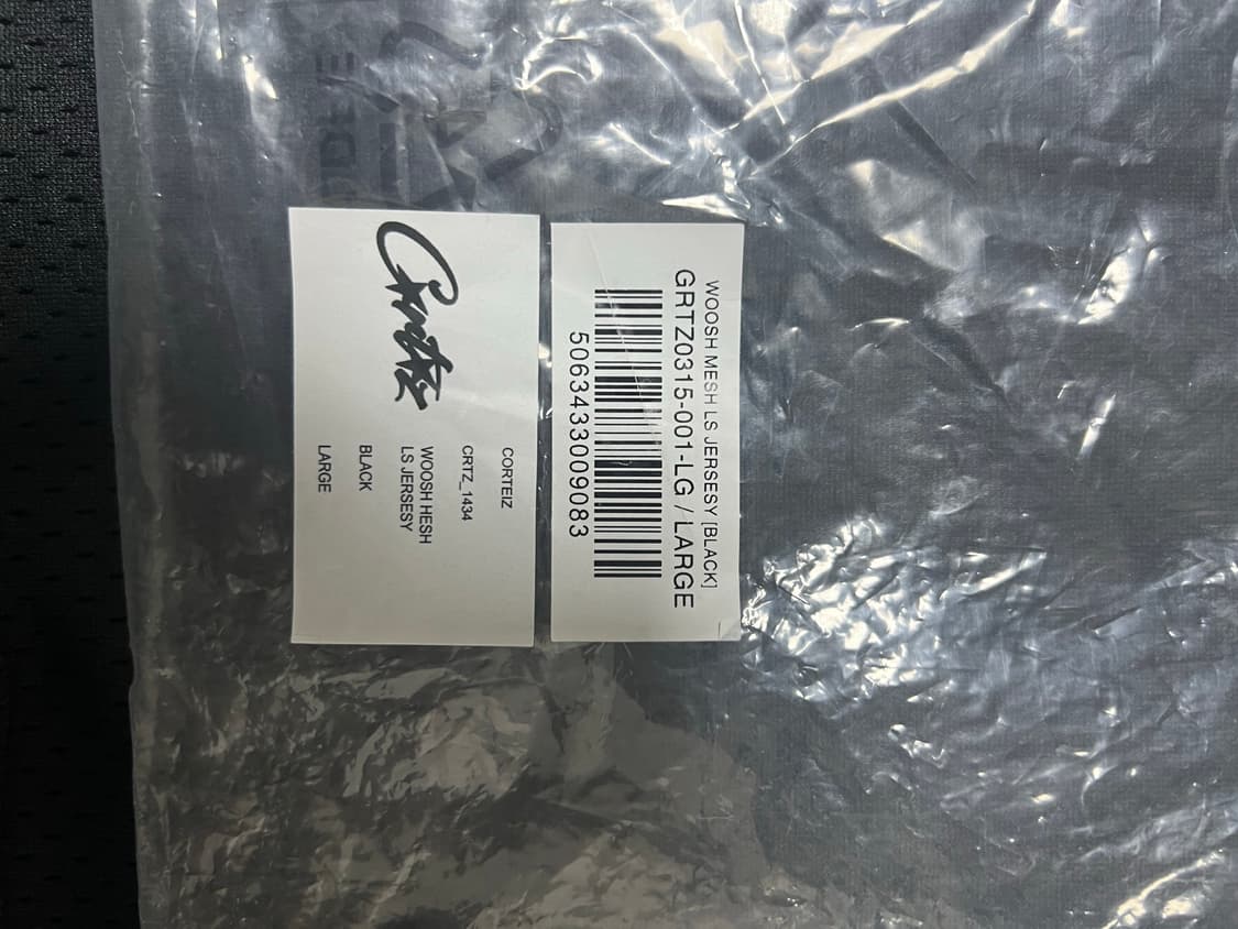 코르테이즈 우쉬 메쉬 롱슬리브 저지 블랙 상품이미지6