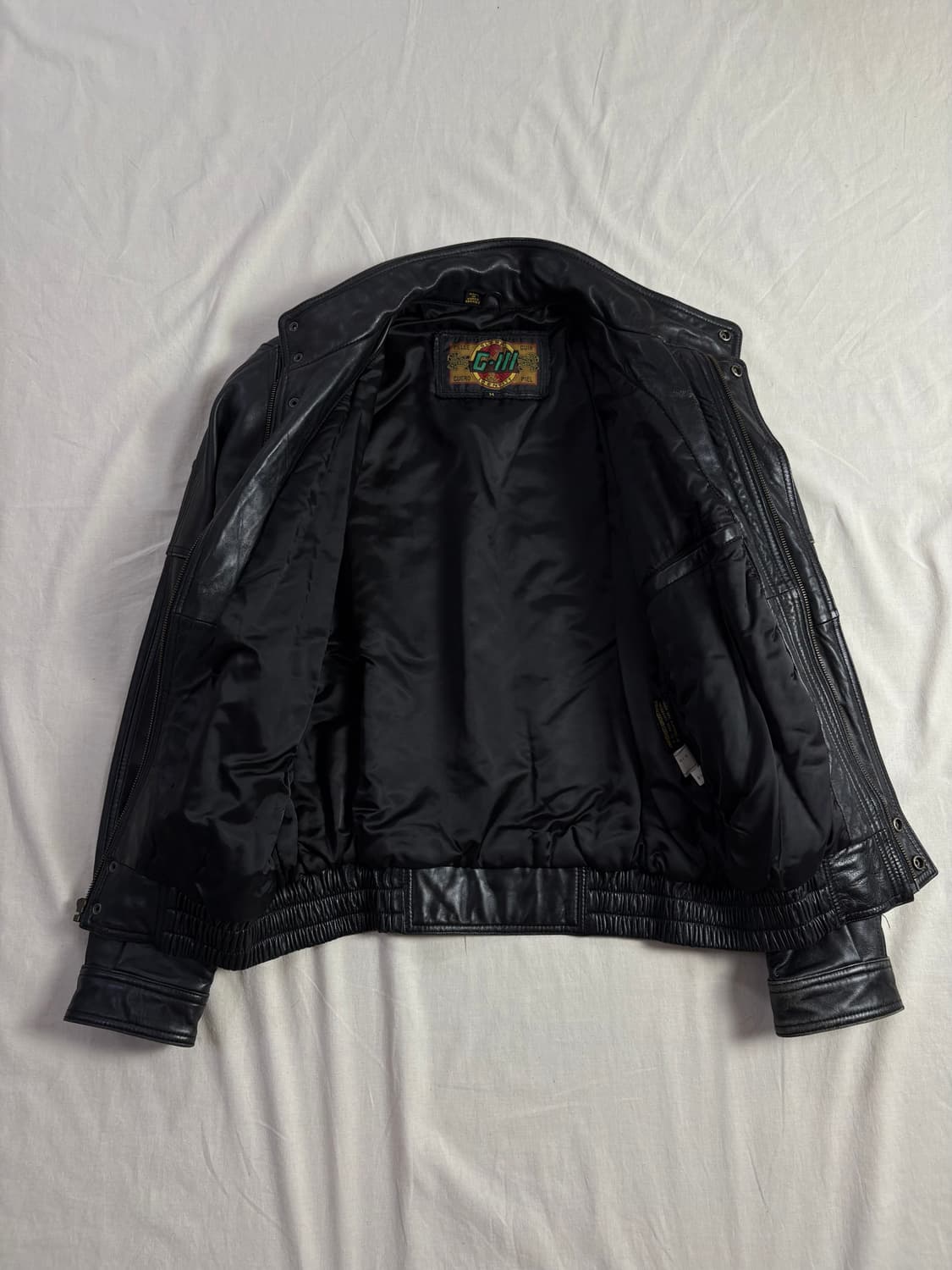 Vintage Genuine Leather 빈티지 천연가죽 자켓 M 상품이미지3