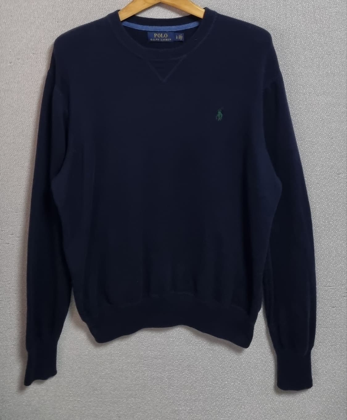 L (100) 폴로랄프로렌 네이비 코튼 니트 상품이미지1