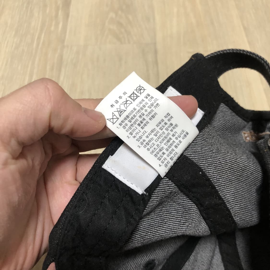 (OS) 이미스 EMIS 워시드 데님 볼캡 그레이 핑크 상품이미지8