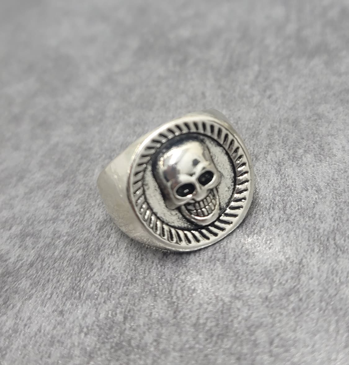 빈티지 스컬 해골반지 상품이미지1
