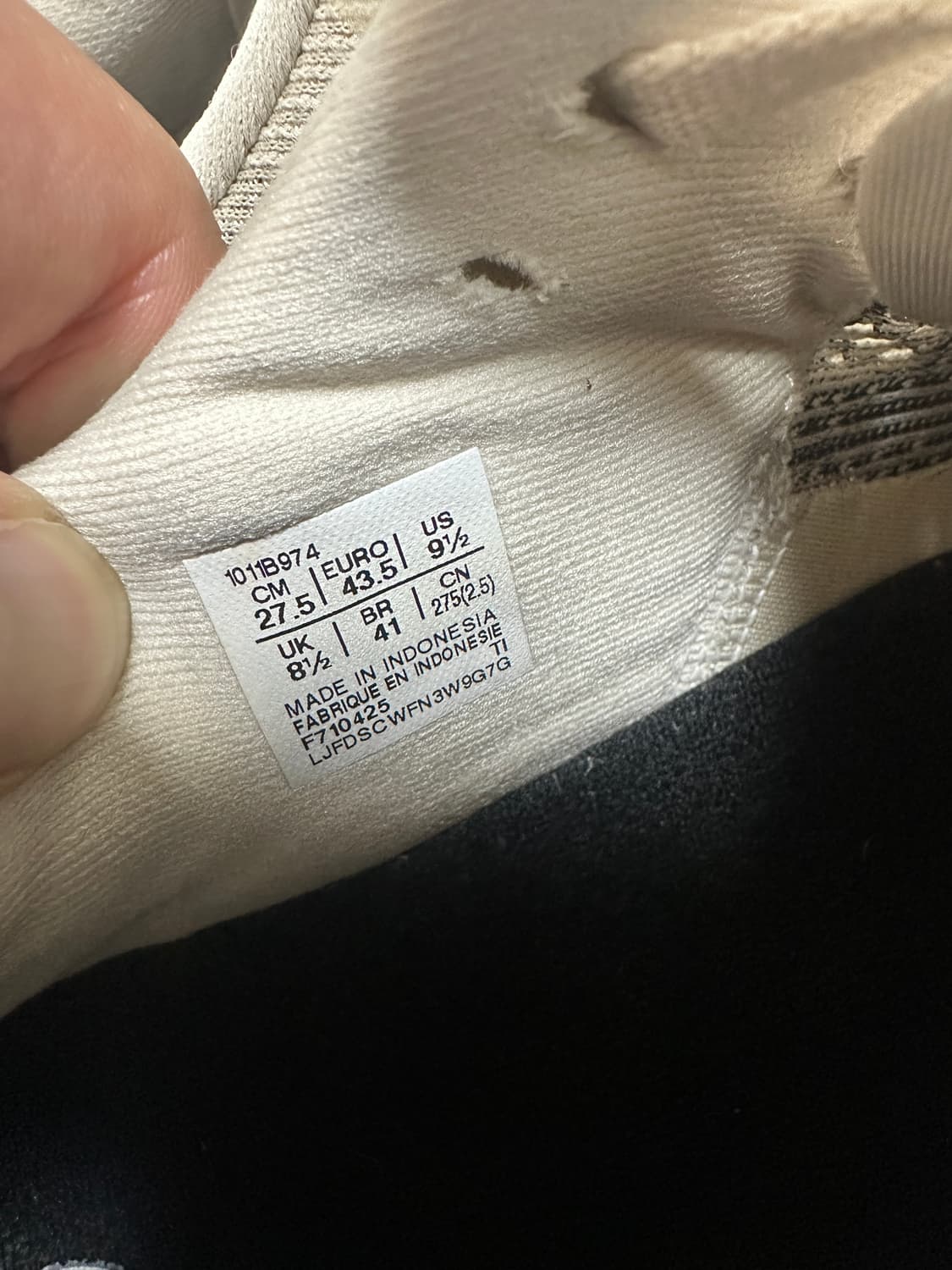 아식스 노바블라스트5 오트밀 275 팝니당 상품이미지8