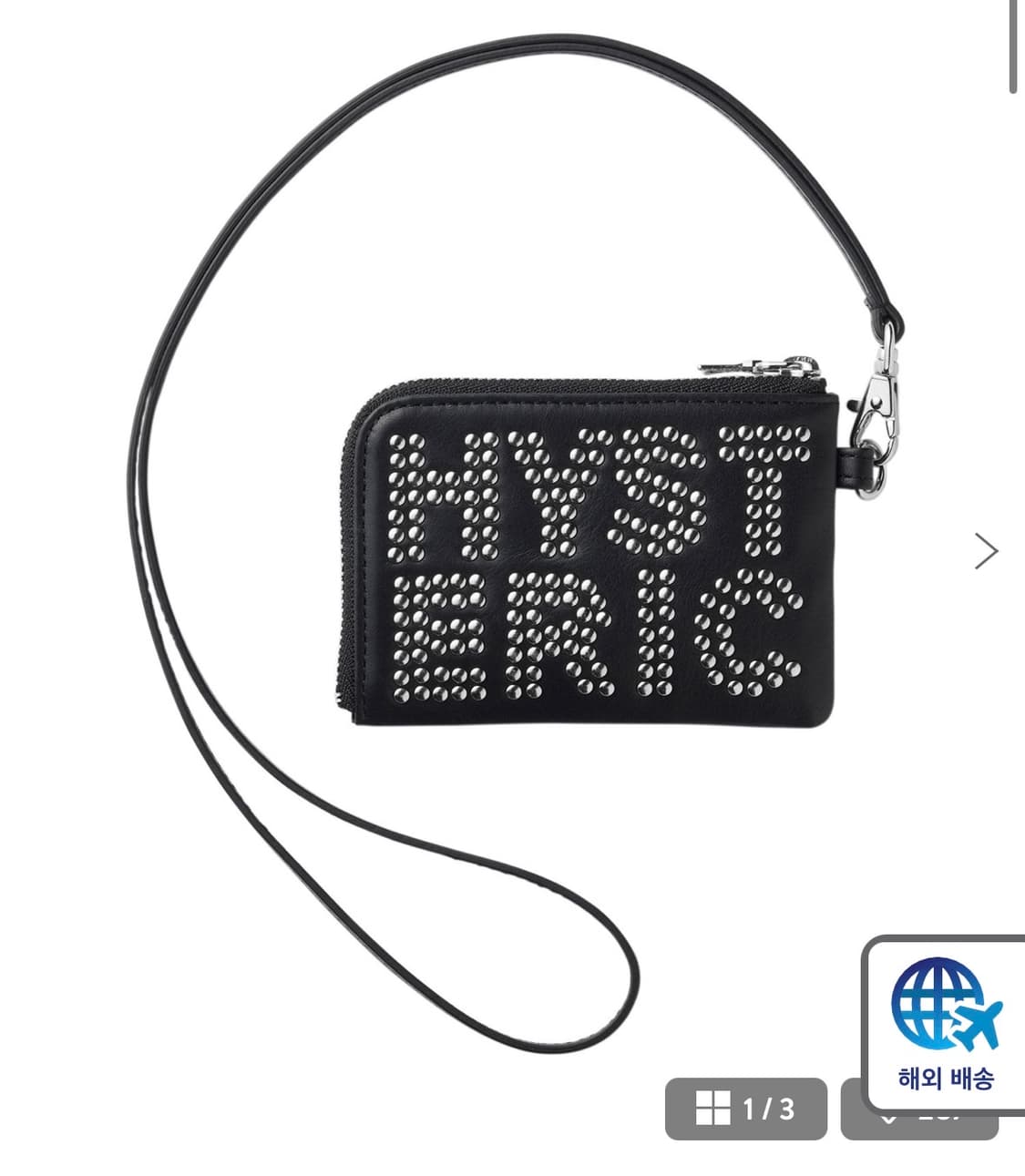 히스테릭 글래머 로고 스터드 카드지갑 상품이미지1