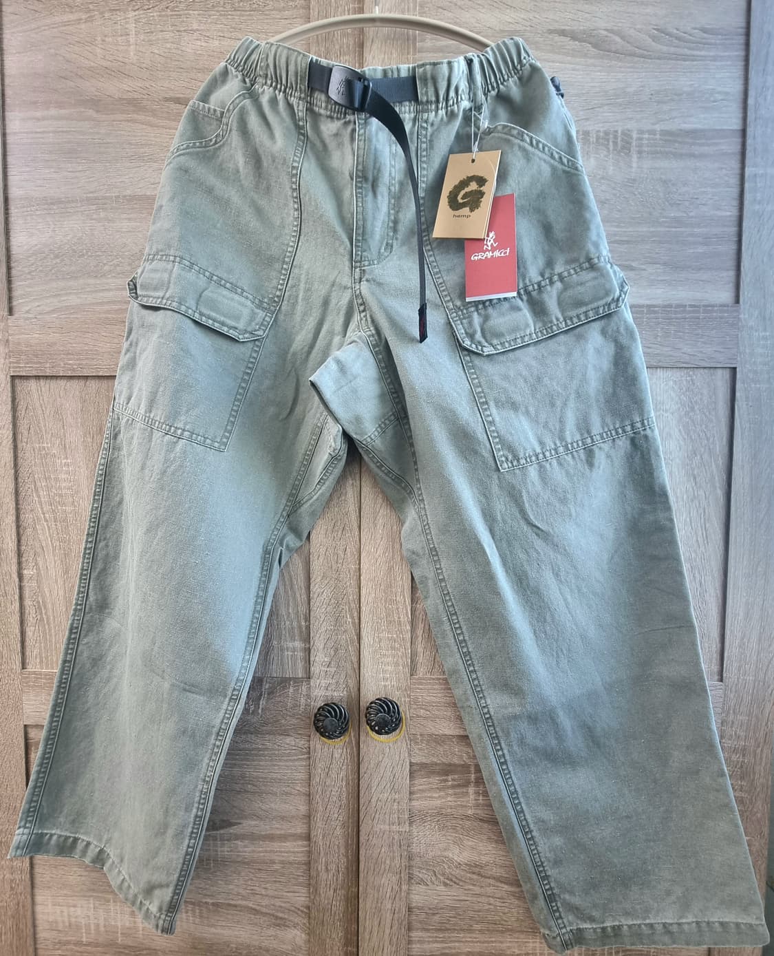 [M] 그라미치 캔버스 EQT 팬츠 파티나 색상 상품이미지1