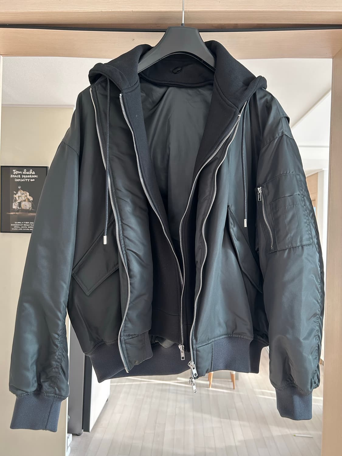 tngt 후드 ma-1 판매 (100사이즈,상태최상) 상품이미지1