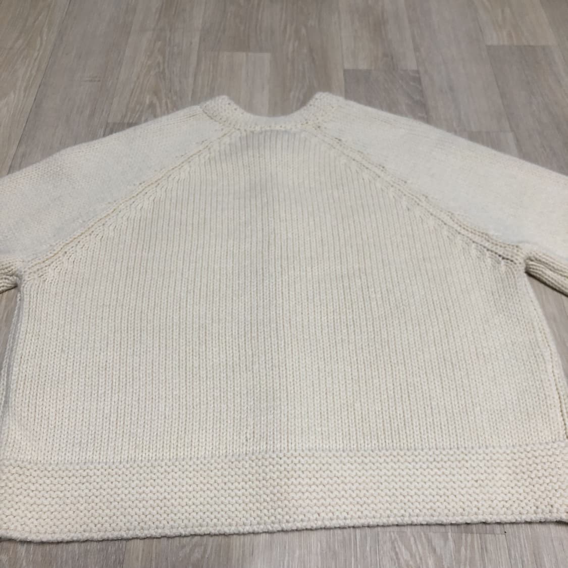 (우먼스 F) 새상품 틸버 Tillber 햄프스 니트 가디건 크림 상품이미지9