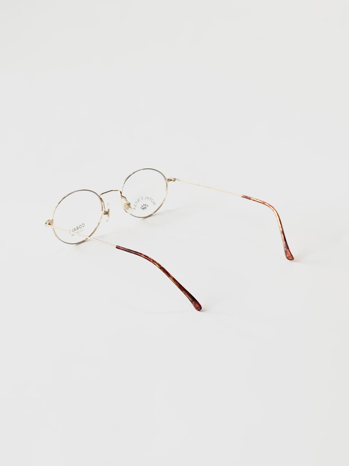 [픽키-652] 골드 라운드 메탈 안경 로얄서클 데드스탁 상품이미지6