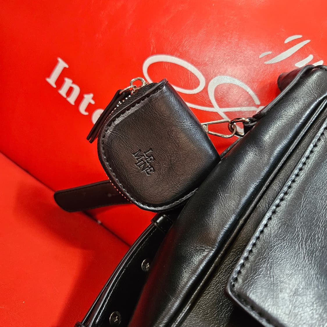 르마인(Lemine) 가죽 미니포켓 크로스백 상품이미지1