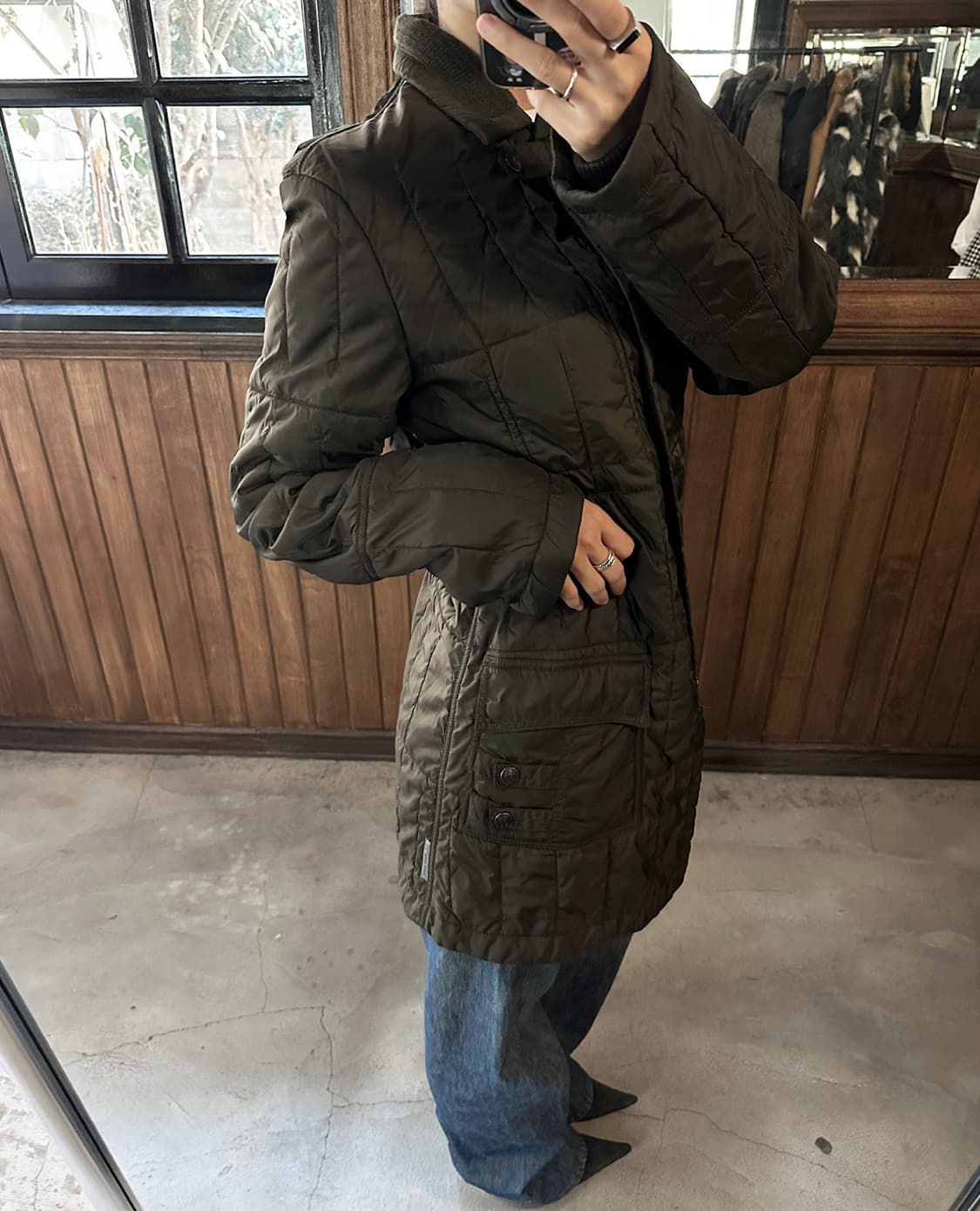 ARMANI JEANS down mid jacket 상품이미지3