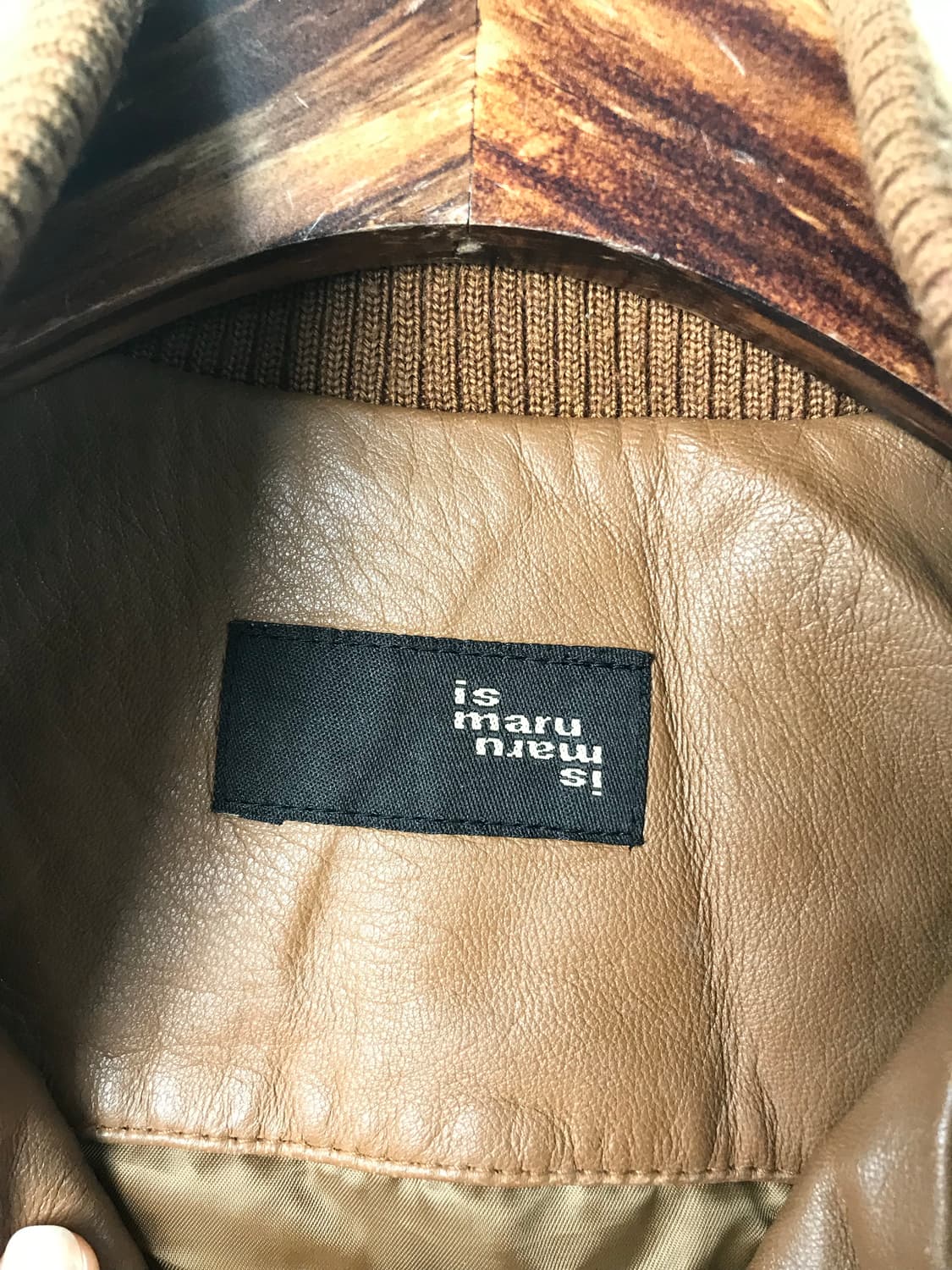 Vintage 빈티지 양가죽 카멜 레더자켓 상품이미지6