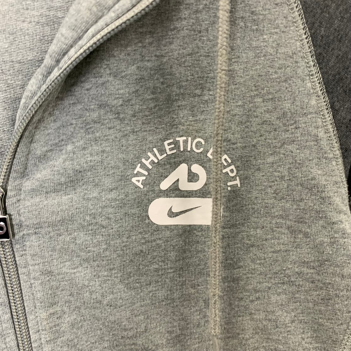 나이키 그레이 딱붙 후드집업 상품이미지4