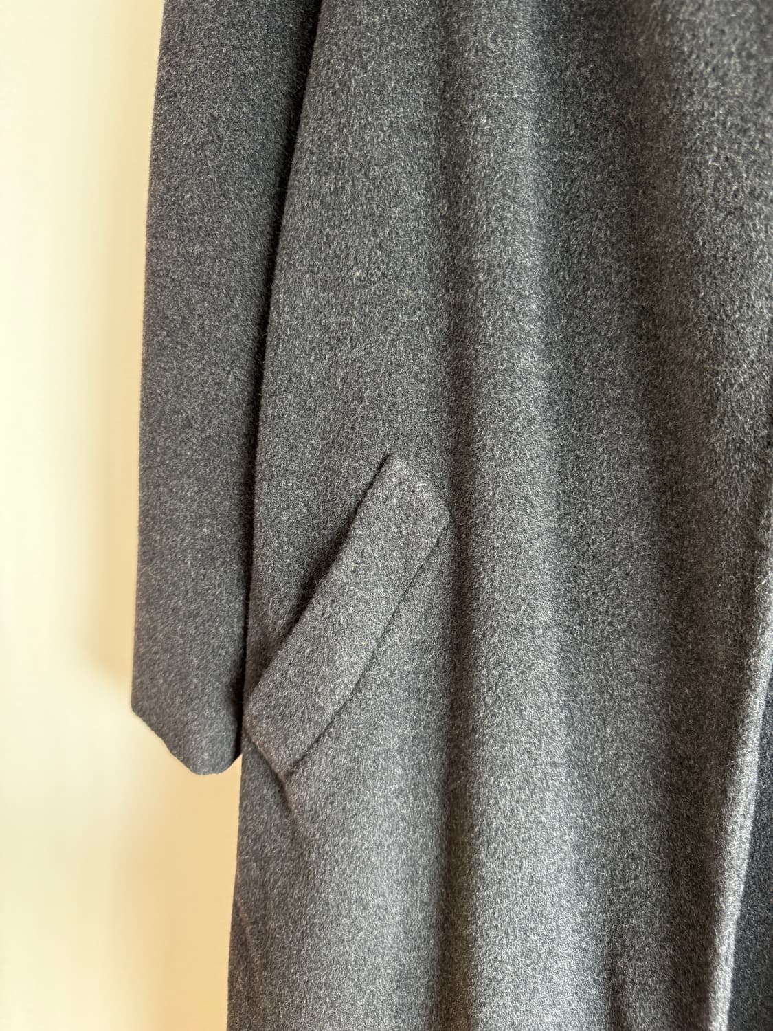 마리아니(MARIANI) 울 롱 코트(울마크, 모피 퍼 탈부착 가능) 상품이미지6