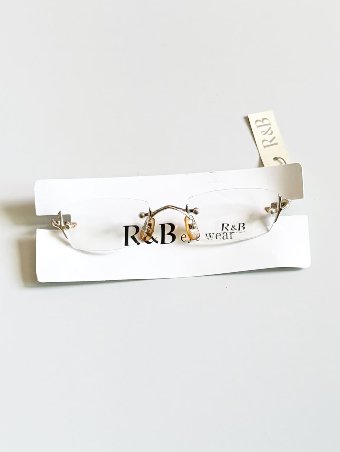 R&B EYEWEAR 골드 무테 스퀘어 메탈 빈티지 안경 상품이미지2