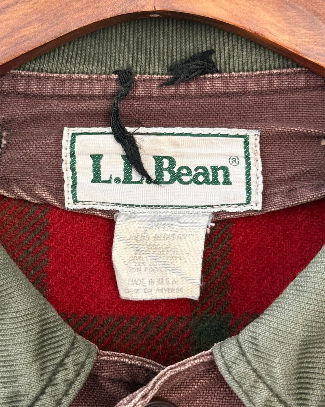 L.L.Bean 90s USA made canvas hunting 자켓  상품이미지9