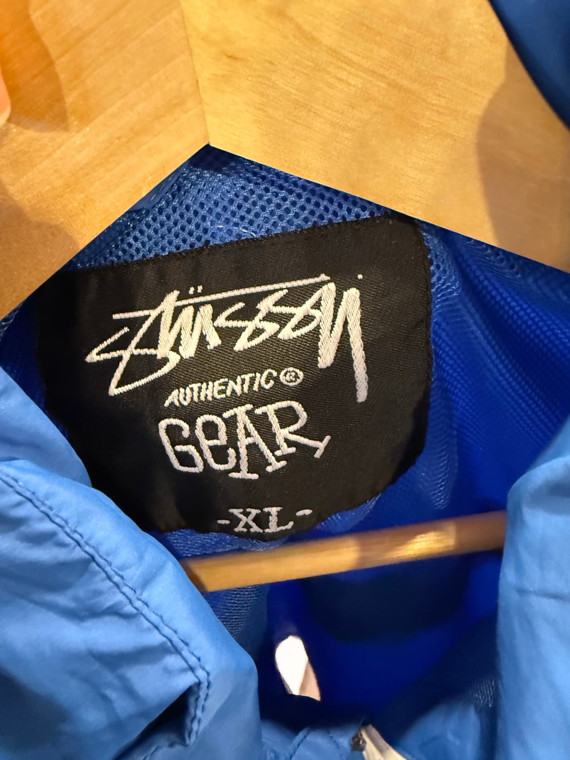 스투시 기어 블루 바람막이 상품이미지2