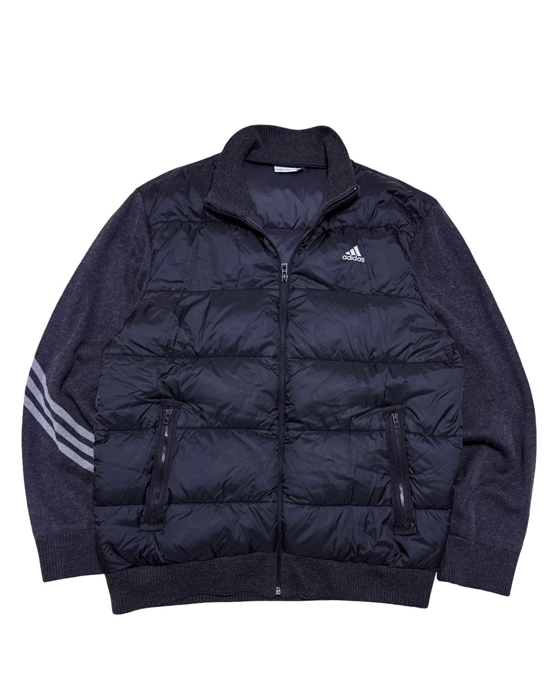 아디다스 패딩 니트 믹스 점퍼 상품이미지1