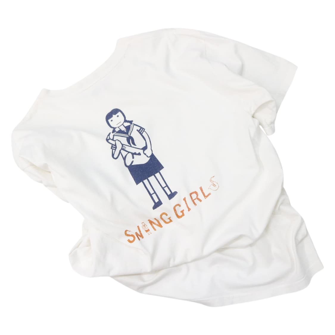 Anvil 엔빌 스윙걸즈 영화 굿즈 빈티지 화이트 반팔 티셔츠 (M) 상품이미지1