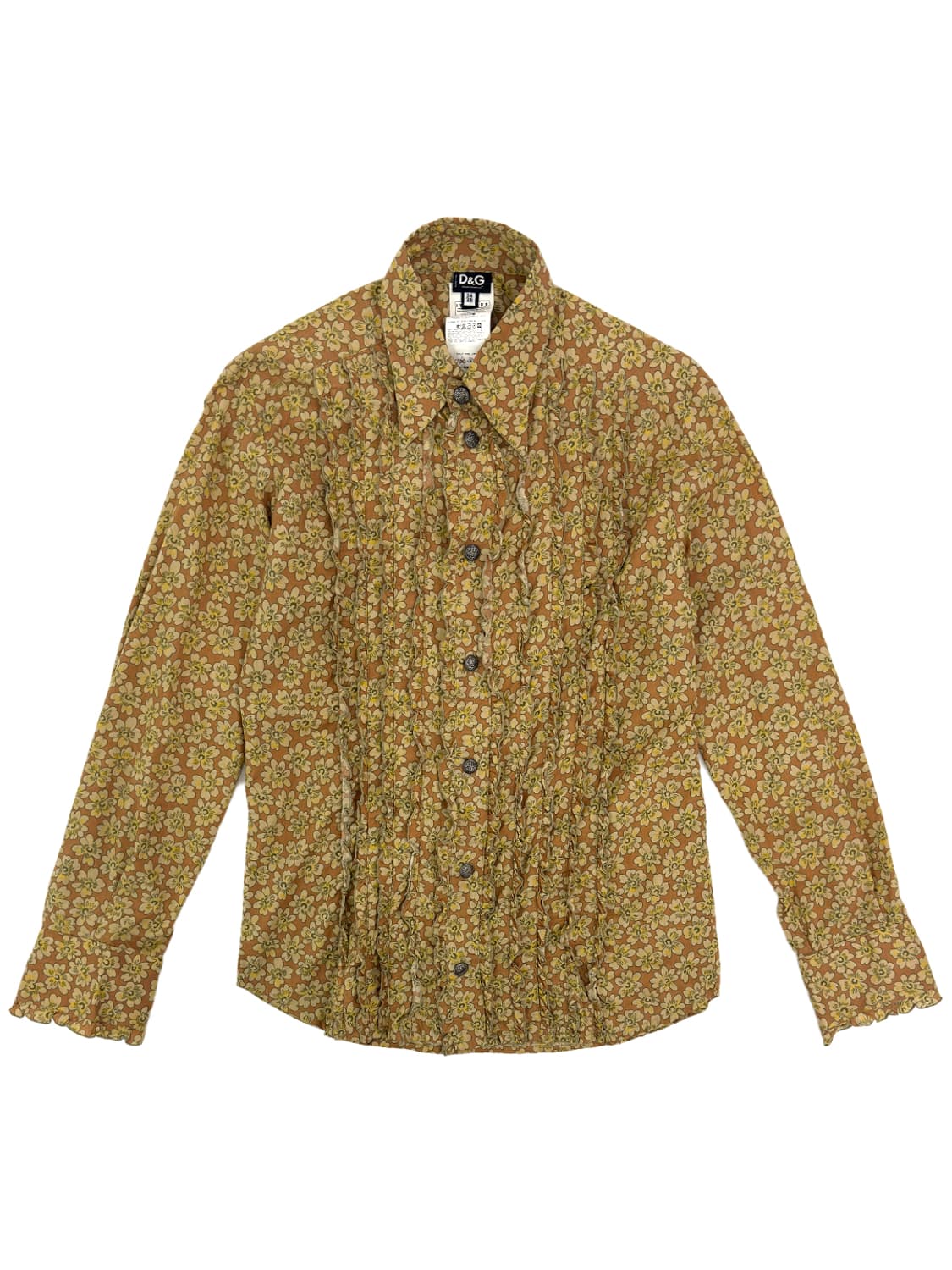 Dolce&Gabbana Floral Ruffle Blouse/ 48 상품이미지1