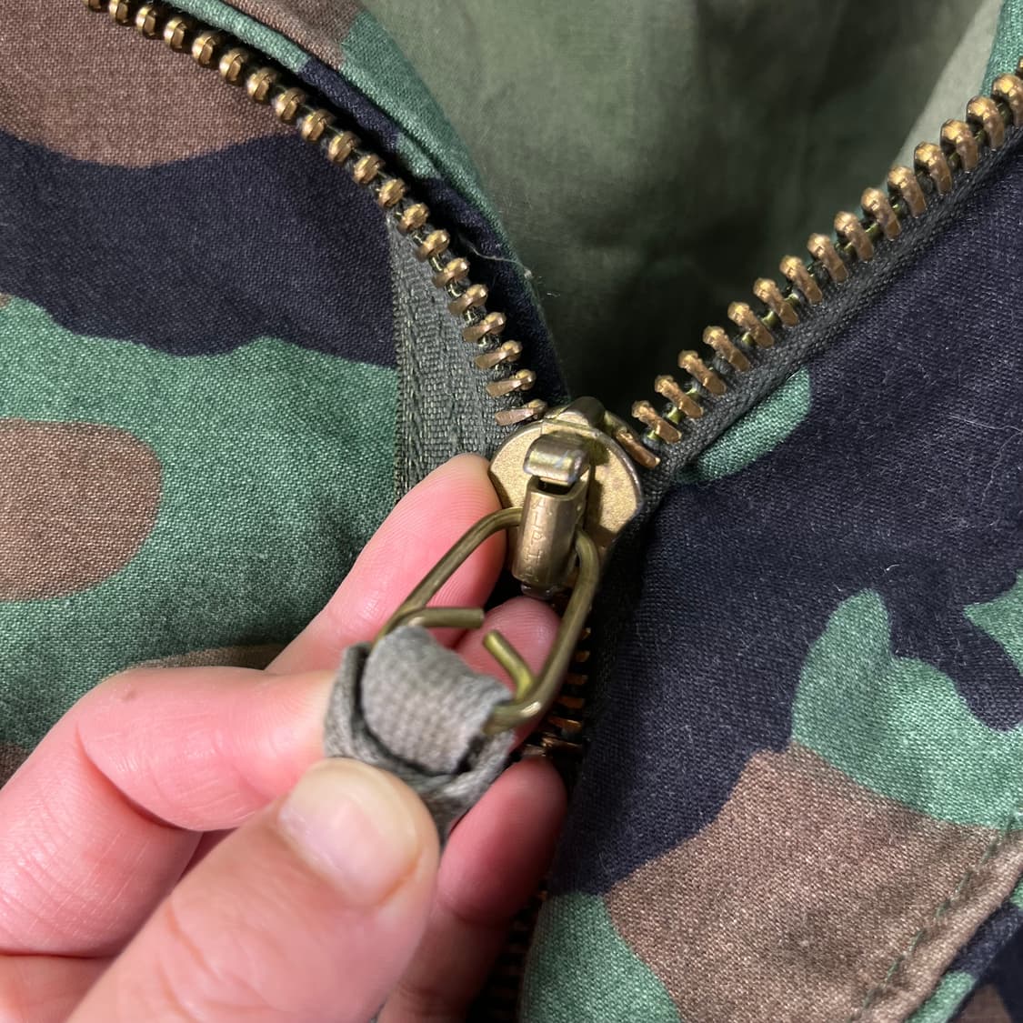 105 알파인더스트리 밀리터리 개구리 카모 야상 자켓 상품이미지5